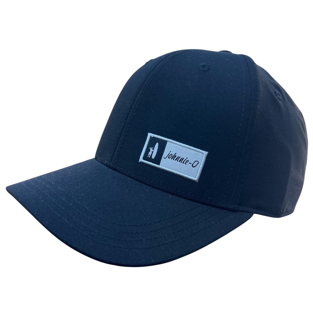 Johnnie O Palmico Performance Golf Hat Cap Black OSFA Snapback Surfer West Coast